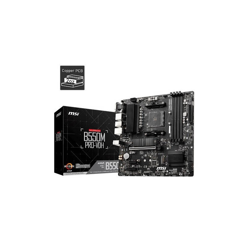 MSI B550M PRO-VDH (AM4) (D)