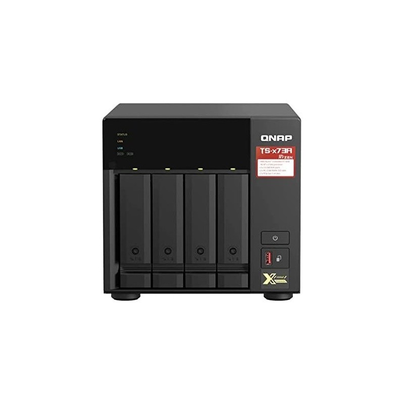 NAS Server QNAP TS-473A-8G - 4 Schächte - SATA 6Gb/s