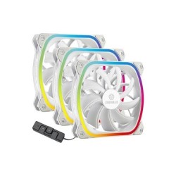 PC- Caselüfter Enermax SquA RGB UCSQARGB12P-W-BP3  - 3er Pack (weiß)