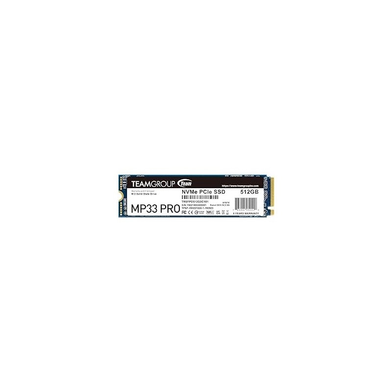 SSD Teamgroup 512GB MP33 Pro PCIe M.2 TM8FPD512G0C101 PCIe 3.0 x4 NVME