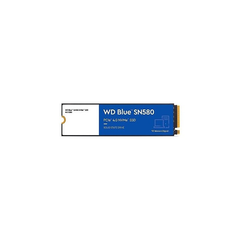 SSD WD Blue 1TB SN580 NVME M.2 PCIe 4.0 x4 WDS100T3B0E