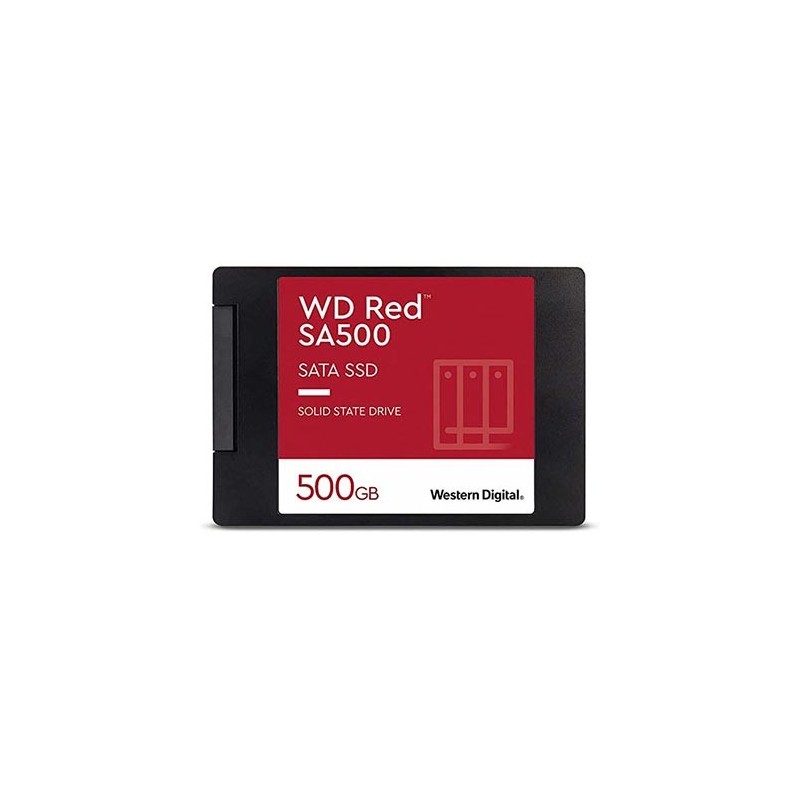 SSD WD RED SA500 500GB NAS Sata3 2,5 7mm WDS500G1R0A 3D NAND