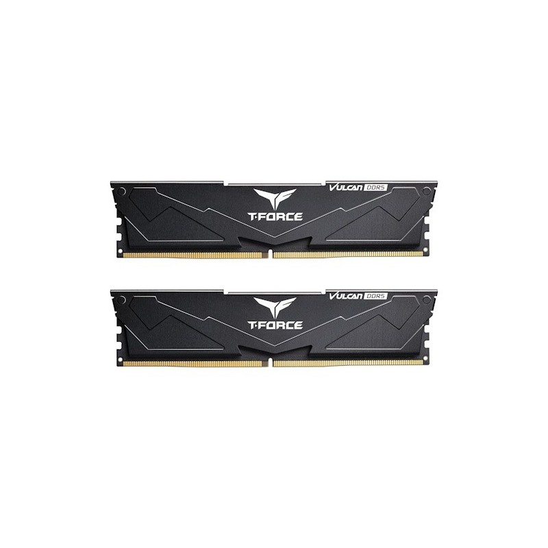 DDR5 32GB KIT 2x16GB PC 6000 Team T-Force Vulcan FLBD532G6000HC38ADC01 schwarz