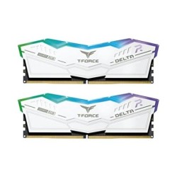 DDR5 32GB KIT 2x16GB PC 6400 Team T-Force Delta  RGB FF4D532G6400HC40BDC01 weiß