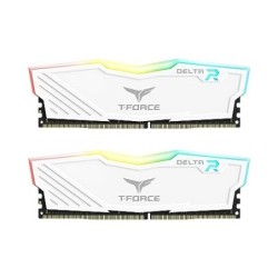 DDR4 32GB KIT 2x16GB PC 3600 Team T-Force Delta RGB TF4D432G3600HC18JDC01 white