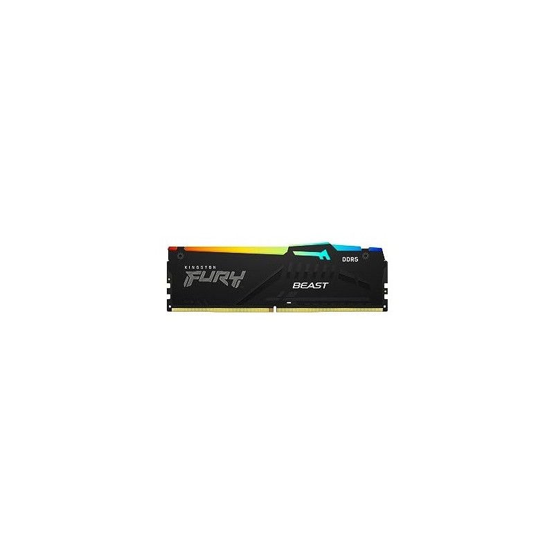 DDR5 16GB KIT 2x8GB PC 5600 Kingston FURY Beast RGB EX KF556C36BBEAK2-16