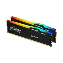 DDR5 32GB KIT 2x16GB PC 5600 Kingston FURY Beast RGB EX KF556C36BBEAK2-32