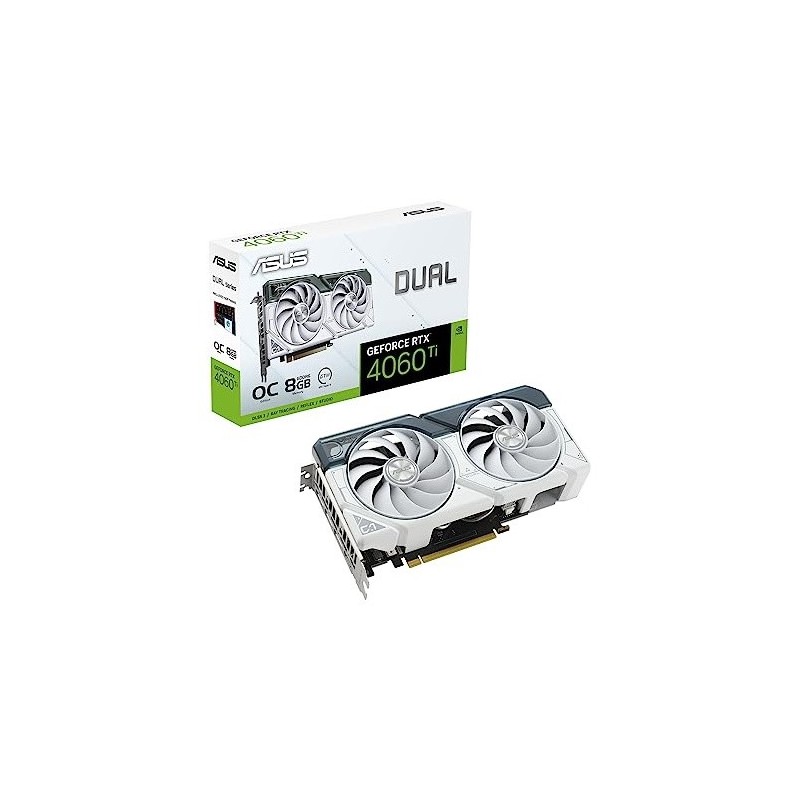 VGA Asus GeForce® RTX 4060TI 8GB DUAL White OC