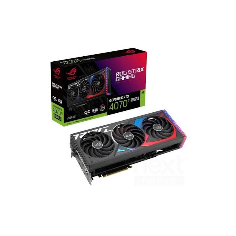 VGA Asus GeForce® RTX 4070 Ti Super 16GB ROG STRIX Gaming OC