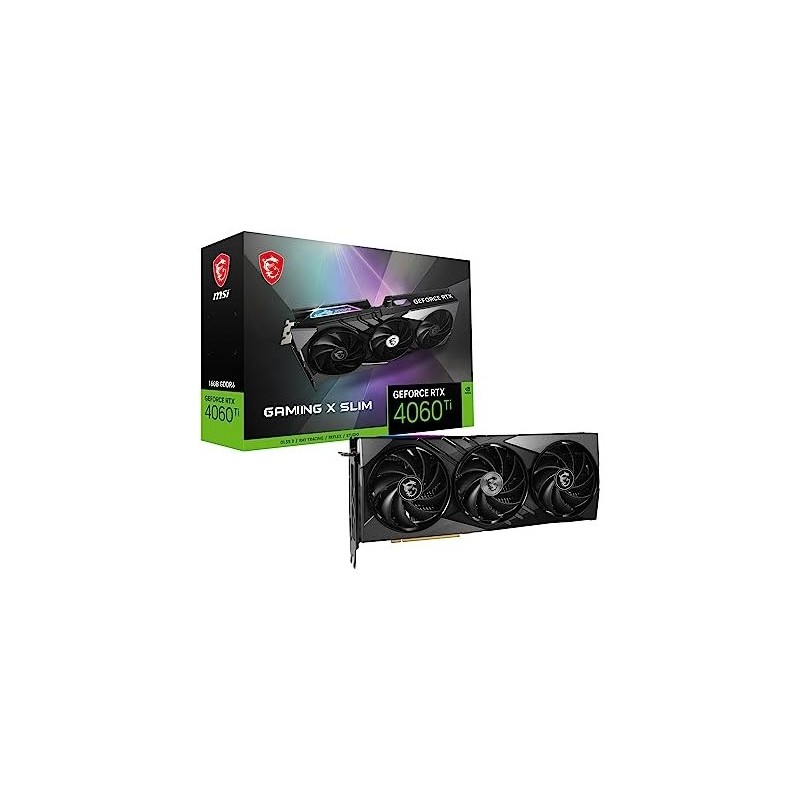 VGA MSI GeForce® RTX 4060 TI 16GB Gaming X Slim