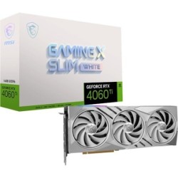 VGA MSI GeForce® RTX 4060 TI 16GB Gaming X SLIM WHITE