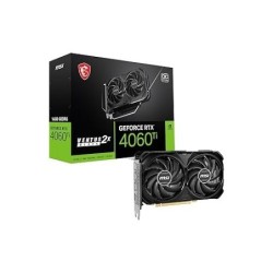 VGA MSI GeForce® RTX 4060 TI 16GB Ventus 2X BLACK OC