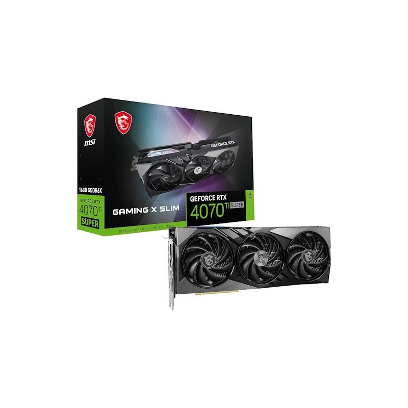 VGA MSI GeForce® RTX 4070 TI SUPER 16GB Gaming X Slim