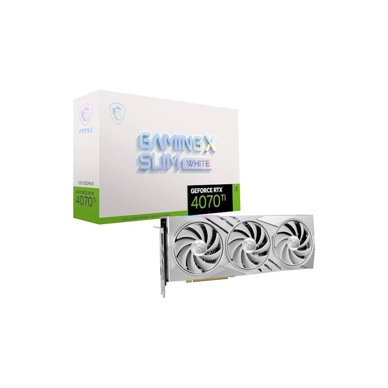 VGA MSI GeForce® RTX 4070 TI SUPER 16GB Gaming X Slim White