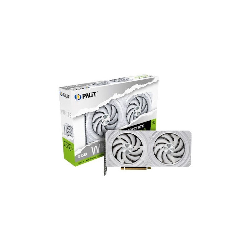 VGA Palit GeForce® RTX 4060 TI  8GB White