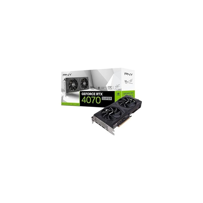 VGA PNY GeForce® RTX 4070 SUPER 12GB Verto Dual Fan OC