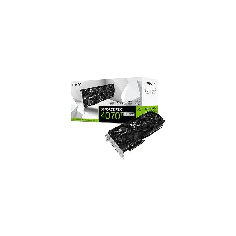 VGA PNY GeForce® RTX 4070 TI SUPER 16GB VERTO Triple Fan OC