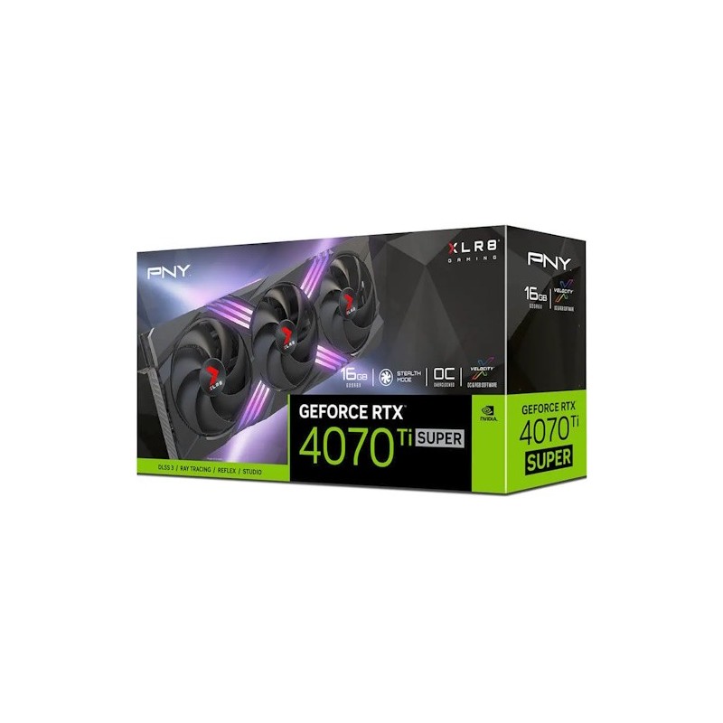 VGA PNY GeForce® RTX 4070 TI SUPER 16GB XLR8 Gaming Verto OC