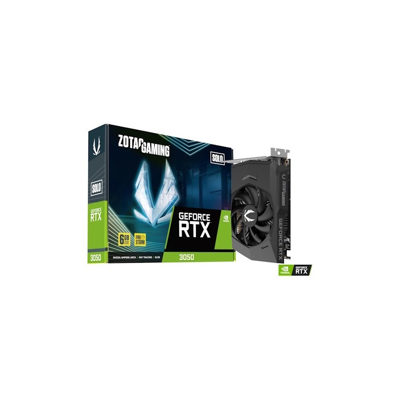 VGA ZOTAC GeForce® RTX 3050 6GB Gaming SOLO