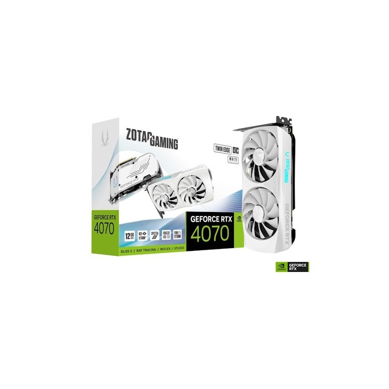 VGA ZOTAC GeForce® RTX 4070 12GB Twin Edge OC White Edition