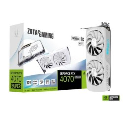 VGA ZOTAC GeForce® RTX 4070 SUPER 12GB Twin Edge OC White