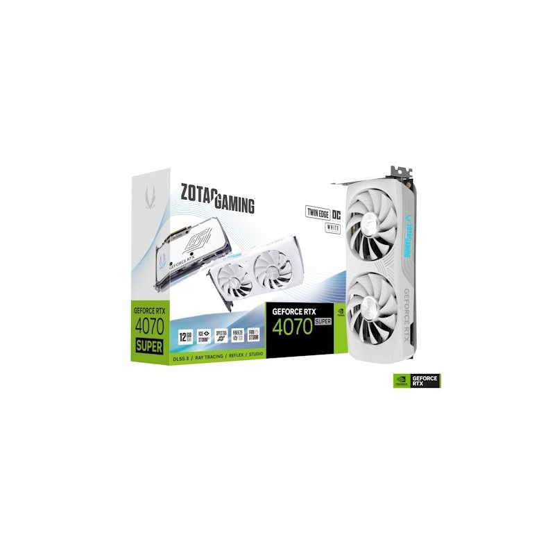 VGA ZOTAC GeForce® RTX 4070 SUPER 12GB Twin Edge OC White